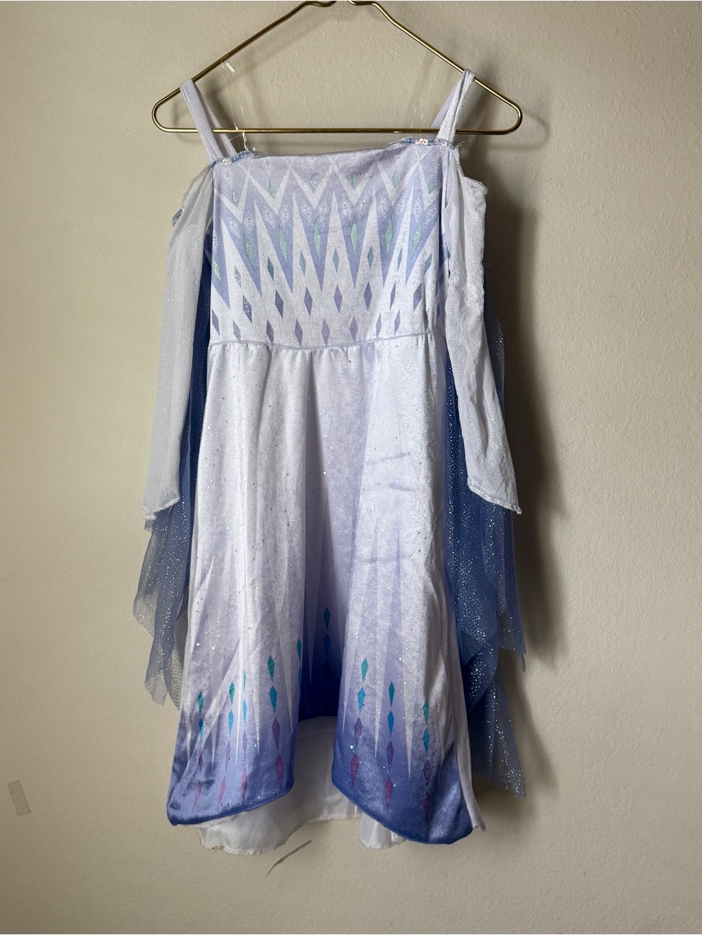 Girls Elsa Frozen Disney Costume 7/8